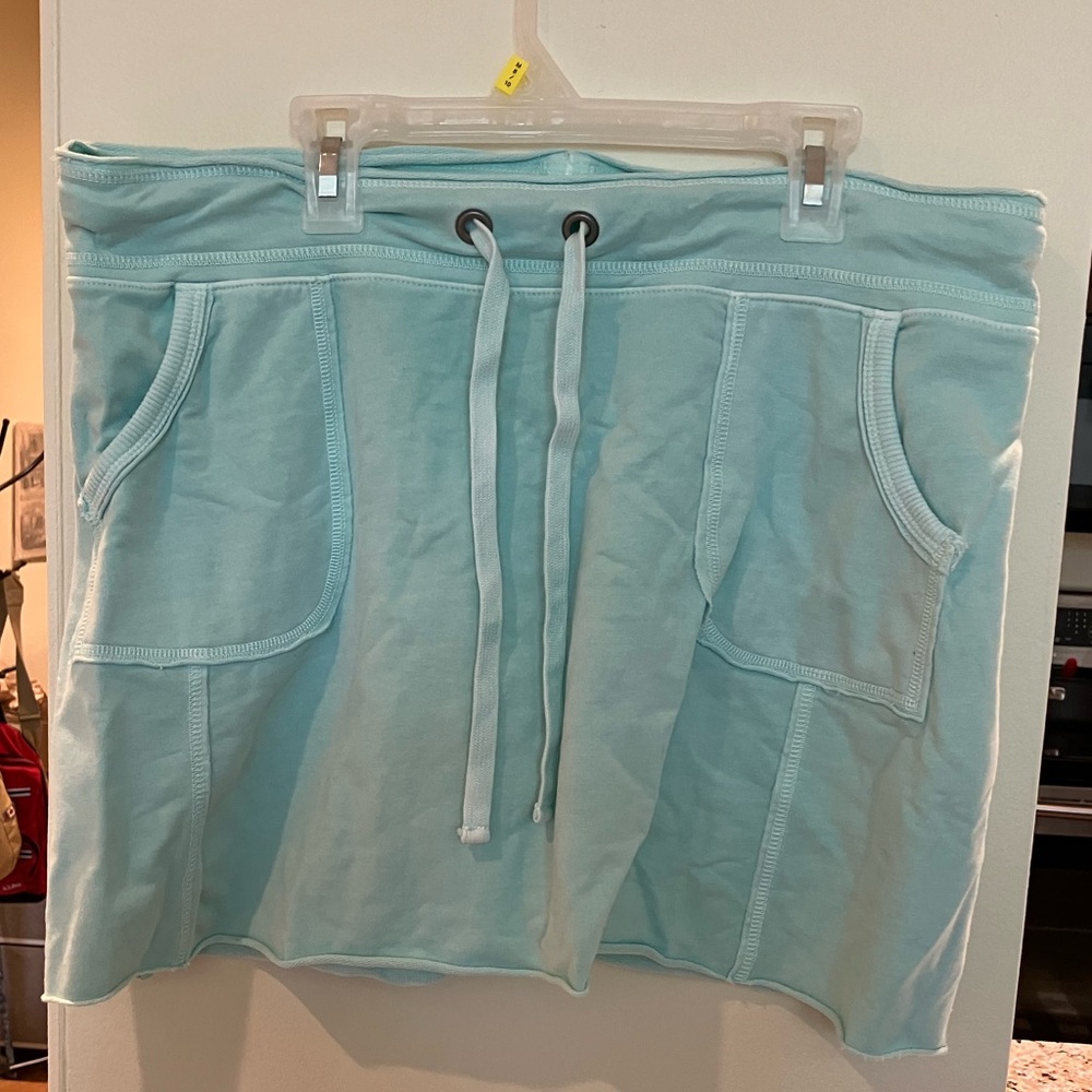 Vintage Gap Terrycloth Skirt Light Blue